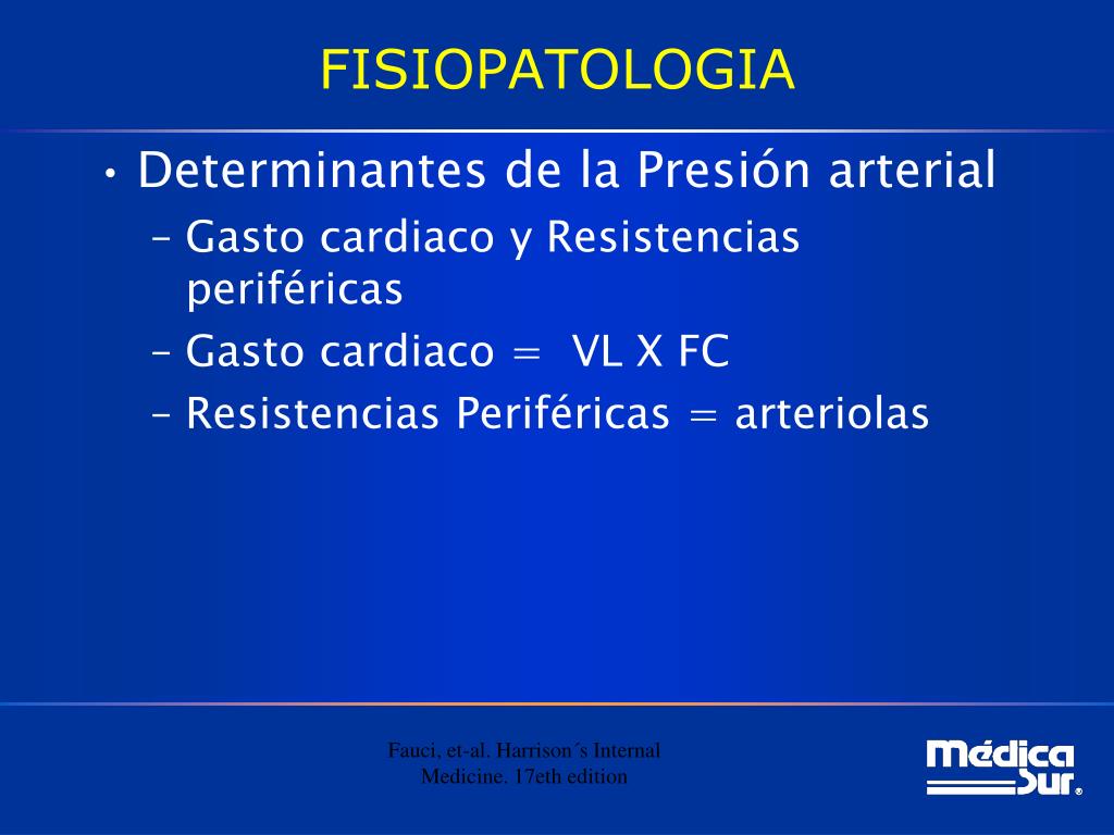 PPT - Hipertensión Arterial Sistémica Fisiopatología y..