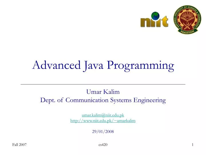 PPT - Advanced Java Programming PowerPoint Presentation, free download ...