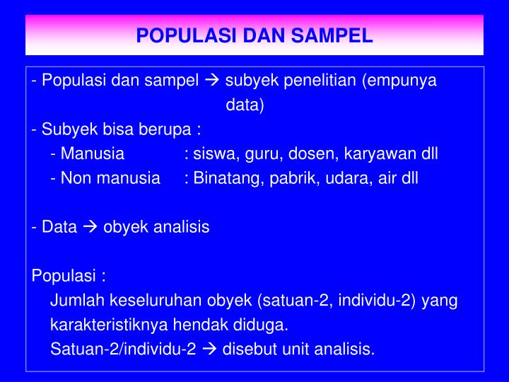 PPT - BIOSTATISTIK (MATERI MATRIKULASI) PowerPoint 
