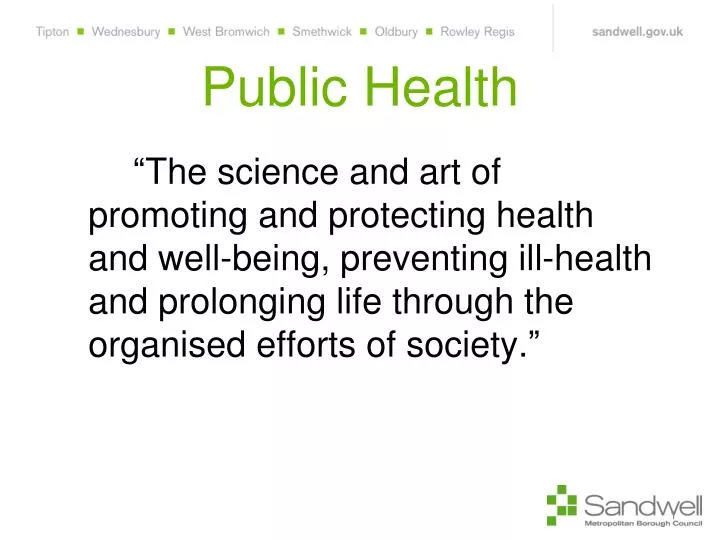 PPT - Public Health PowerPoint Presentation, Free Download - ID:5130685