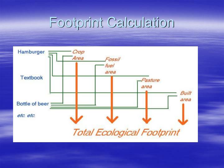 PPT - The Ecological Footprint Model PowerPoint Presentation - ID:5130743