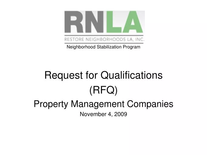 PPT Neighborhood Stabilization Program PowerPoint Presentation, free