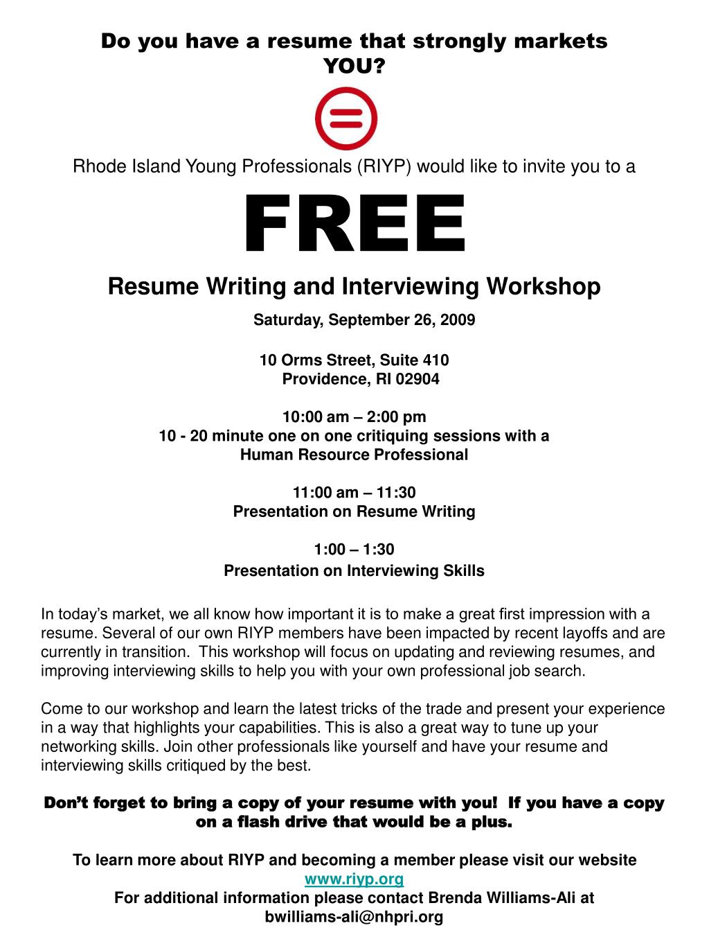 ppt resume workshop flyer powerpoint presentation id 5133528 how to make a flyer in powerpoint