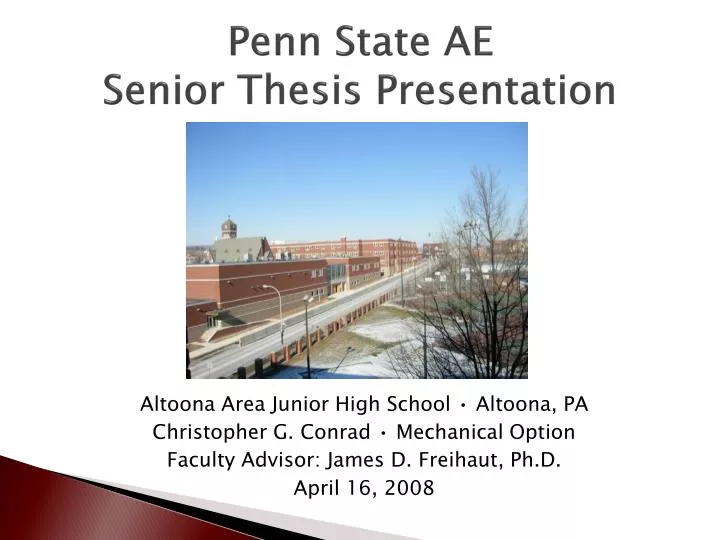 penn state thesis archive