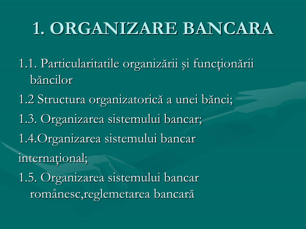 PPT - GESTIUNE BANCARA PowerPoint Presentation, free download - ID:5134050