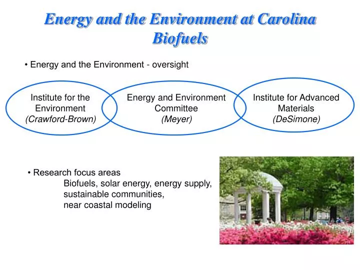 energy and the environment energy and the environment