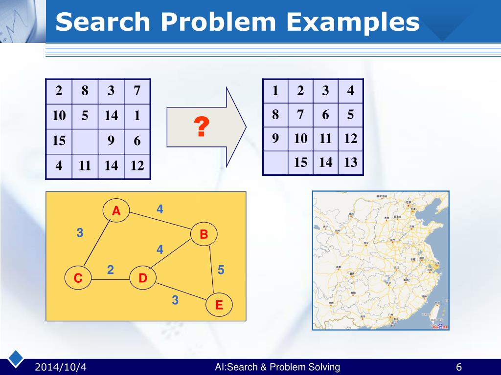 problem solving as search