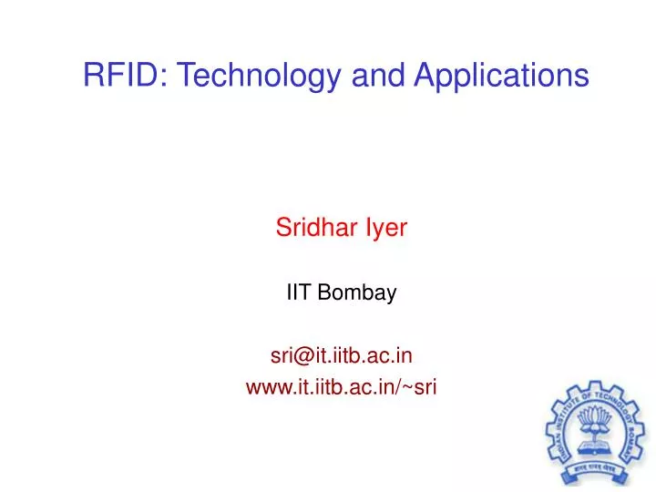 rfid technology and applications n.
