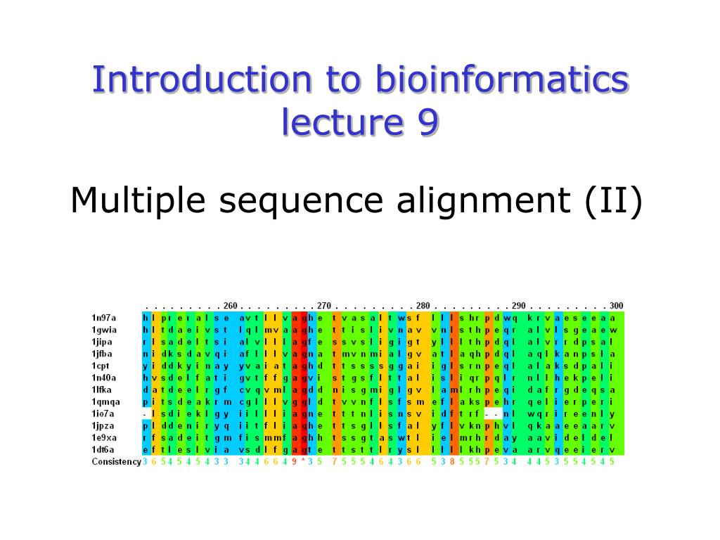 bioinformatics project presentation