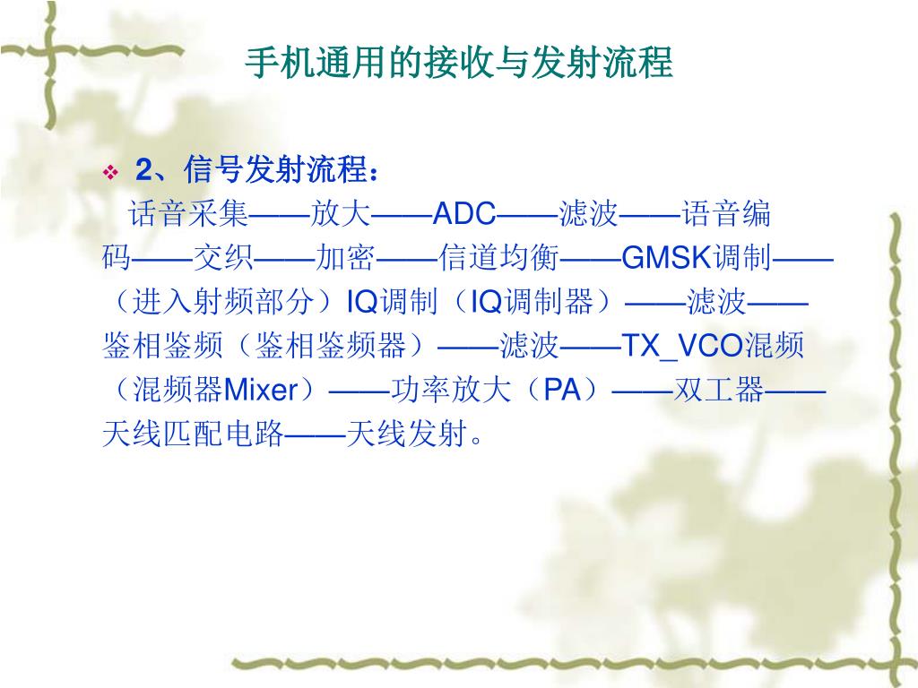 Ppt 手机射频电路工作原理powerpoint Presentation Free Download Id