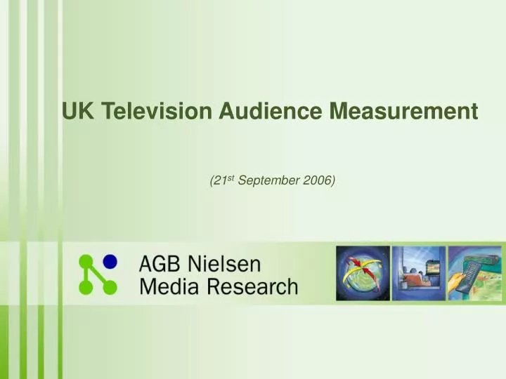 uk television audience measurement n.