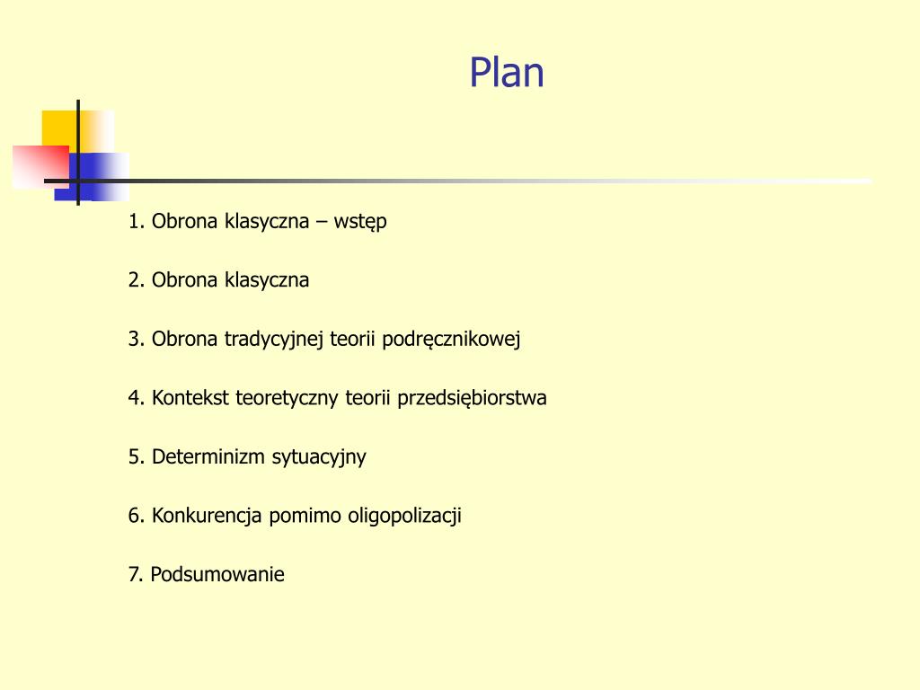 PPT - „Teoria firmy” na podstawie Mark Blaug, Metodologia ekonomii, 7