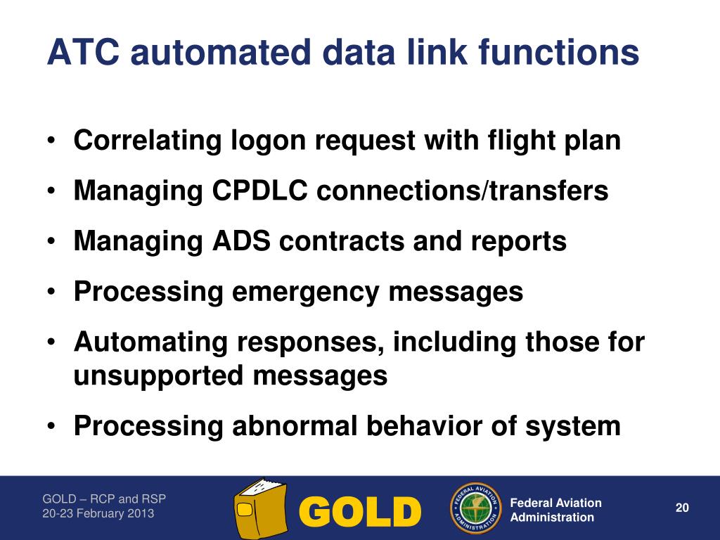 PPT - Global Operational Data Link Document PowerPoint Presentation ...