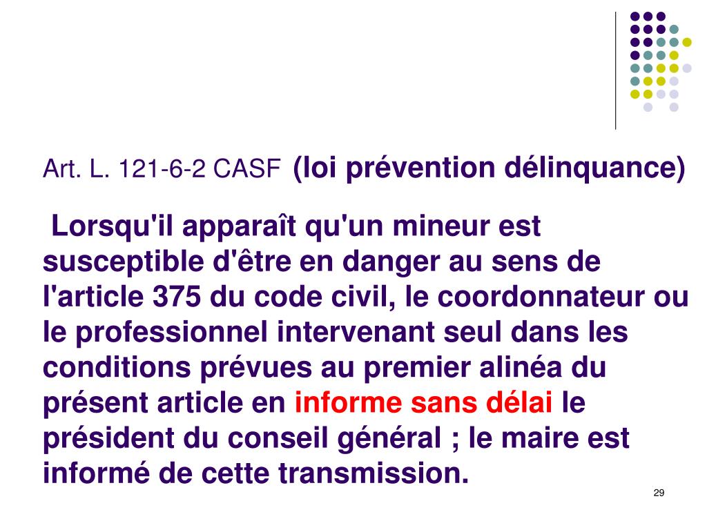 PPT - La loi du 5 mars 2007 sur la protection de l'enfance PowerPoint ...