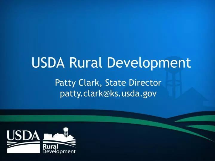 PPT USDA Rural Development PowerPoint Presentation, free download