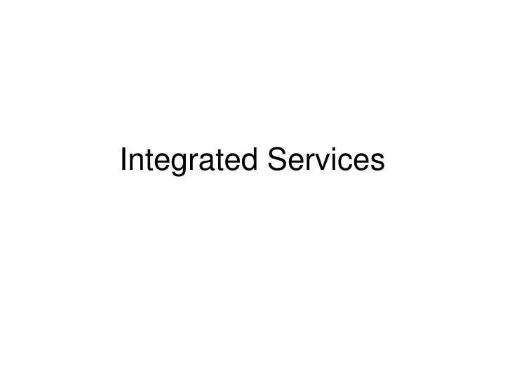 integrated services n.