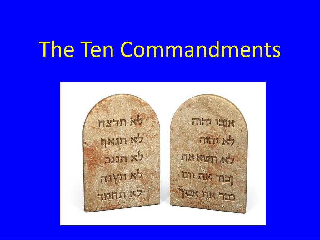 Ppt The Ten Commandments Powerpoint Presentation Free Download Id