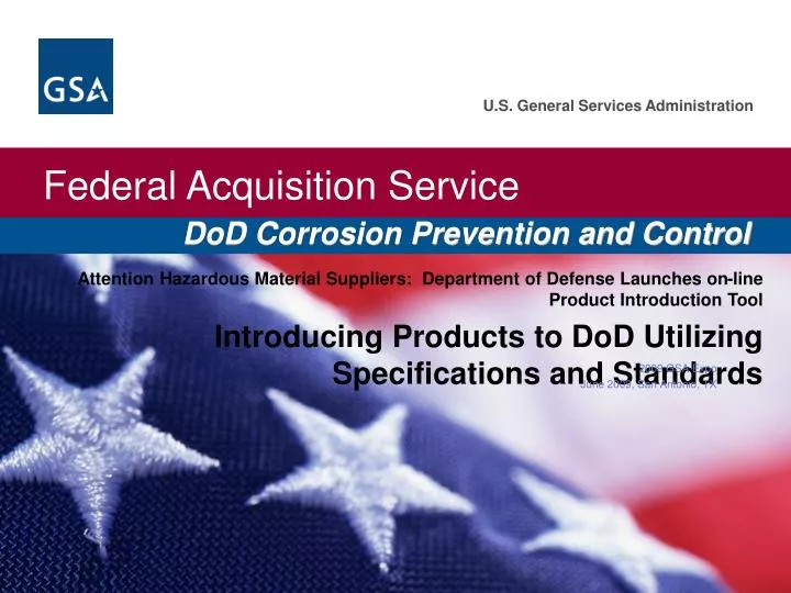PPT DoD Corrosion Prevention and Control PowerPoint Presentation