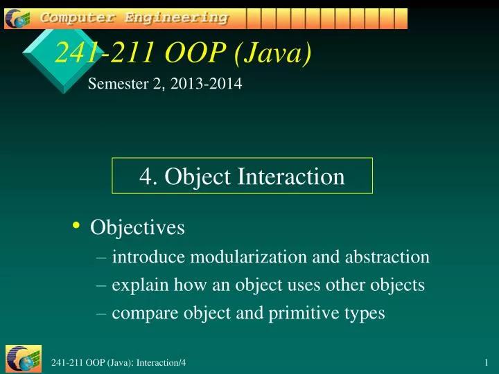 PPT - 241-211 OOP (Java) PowerPoint Presentation, free download - ID ...