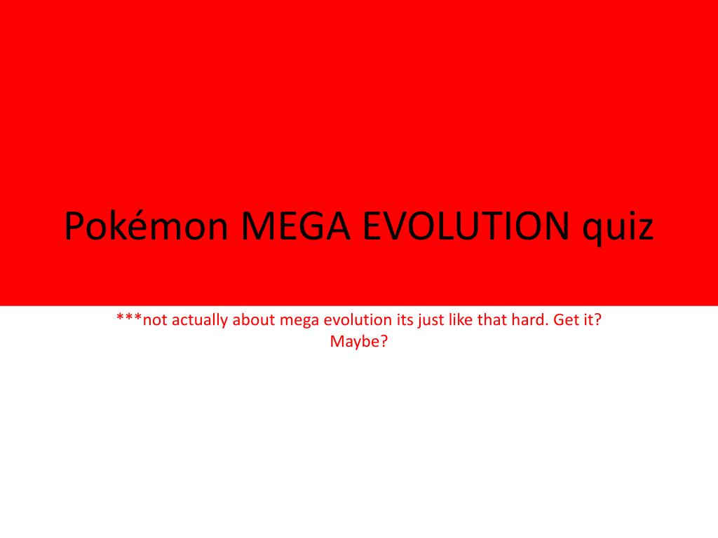 Take On the Pokémon Evolutions Quiz
