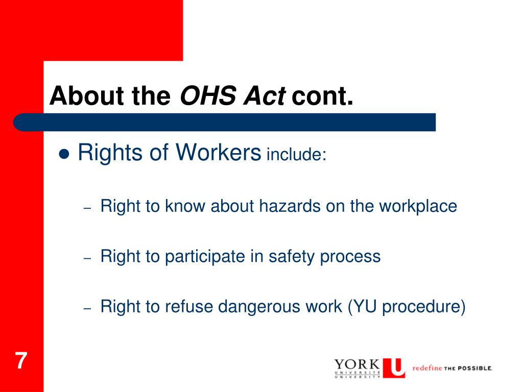 PPT Occupational Health & Safety Act for Supervisors PowerPoint