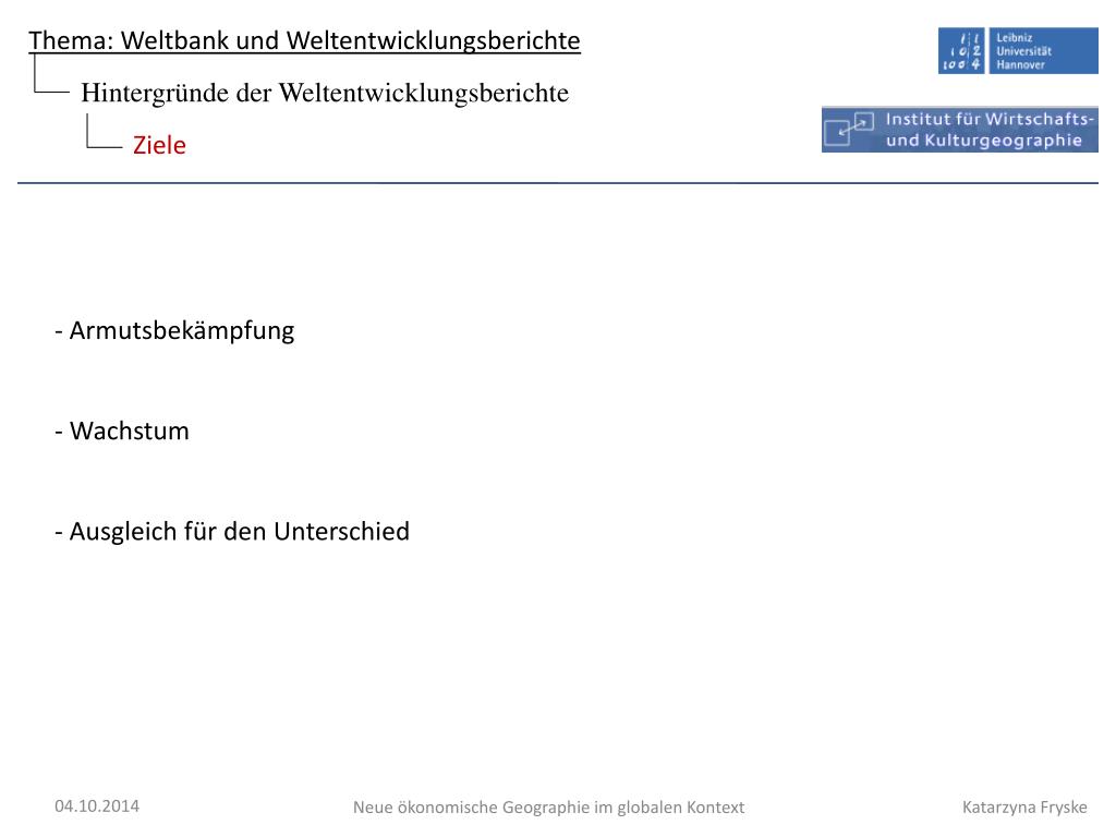 Ppt Angewandtes Seminar Neue Okonomische Geographie Im Globalen Kontext Powerpoint Presentation Id 5146038