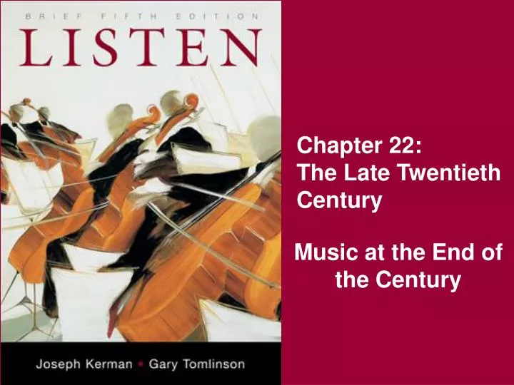 PPT Chapter 22 The Late Twentieth Century PowerPoint Presentation