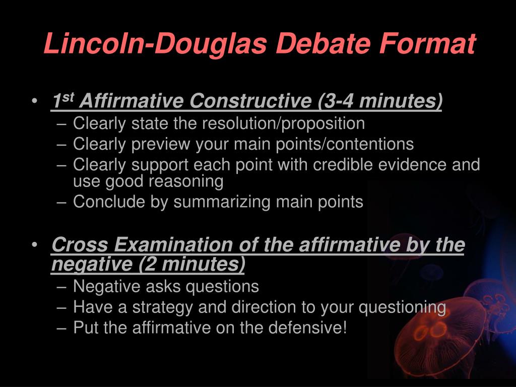 PPT LINCOLN DOUGLAS DEBATE PowerPoint Presentation Free Download 