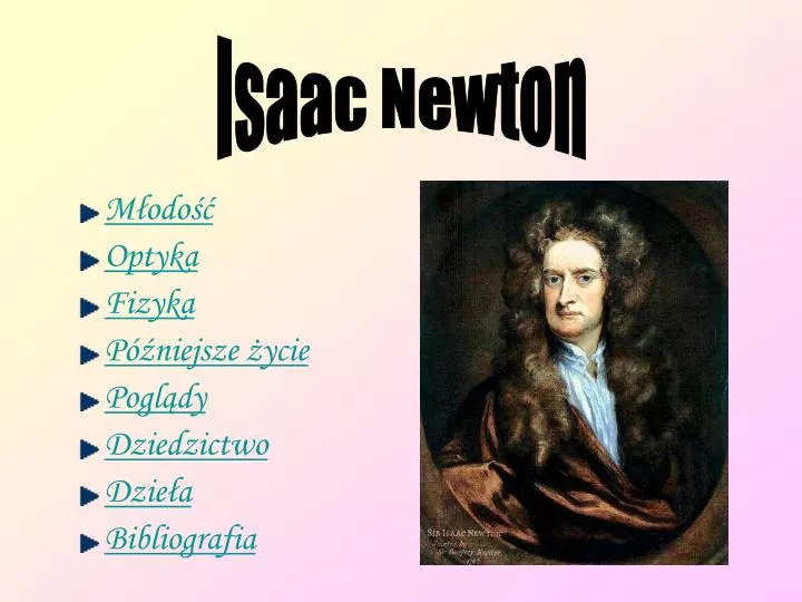 isaac newton biography powerpoint presentation