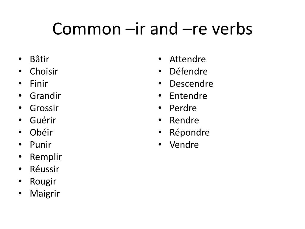 ppt-conjugation-for-regular-verbs-er-ir-and-re-powerpoint-presentation-id-5150293