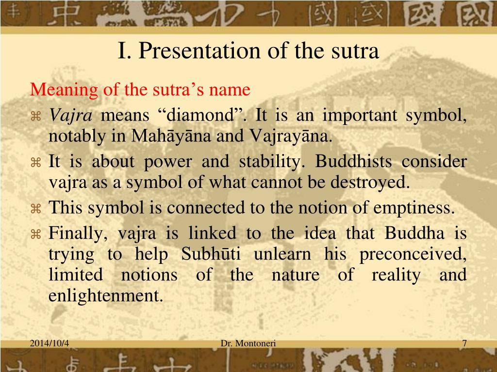 PPT - The Diamond Sutra in the 21 st Century PowerPoint Presentation, free  download - ID:5150769