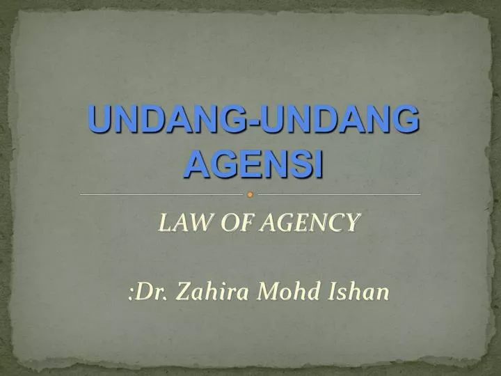 Ppt Undang Undang Agensi Powerpoint Presentation Free Download Id 5152183