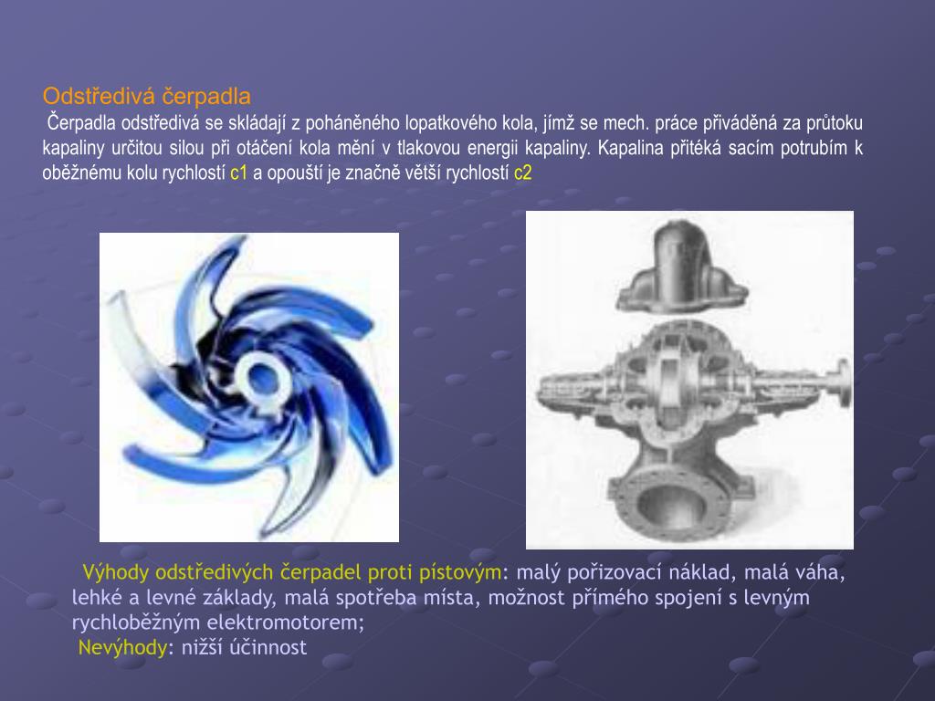 PPT - Čerpadla PowerPoint Presentation, free download - ID:5152847