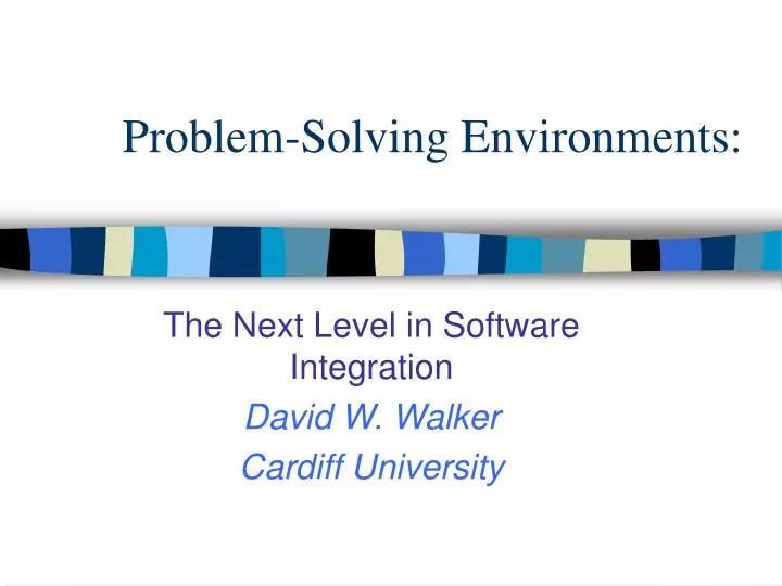 integrated problem solving environments