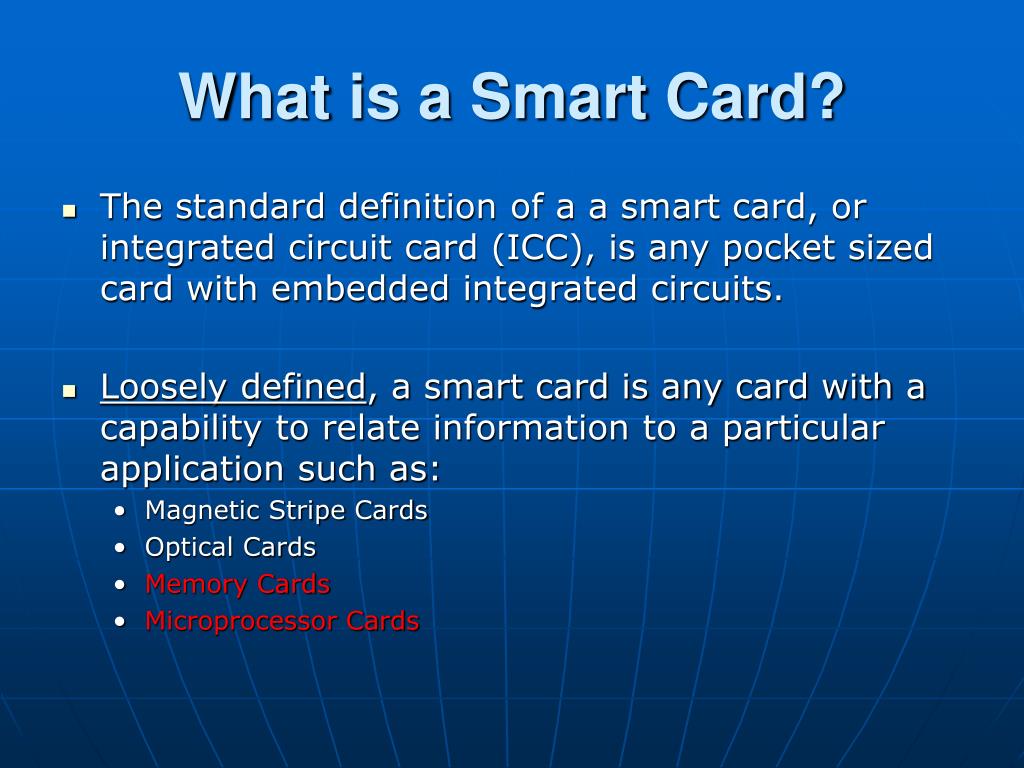 smart card technology research paper