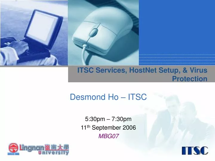 itsc services hostnet setup virus protection n.