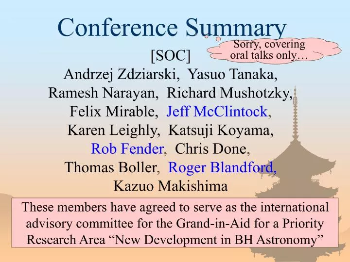 reference conference presentation