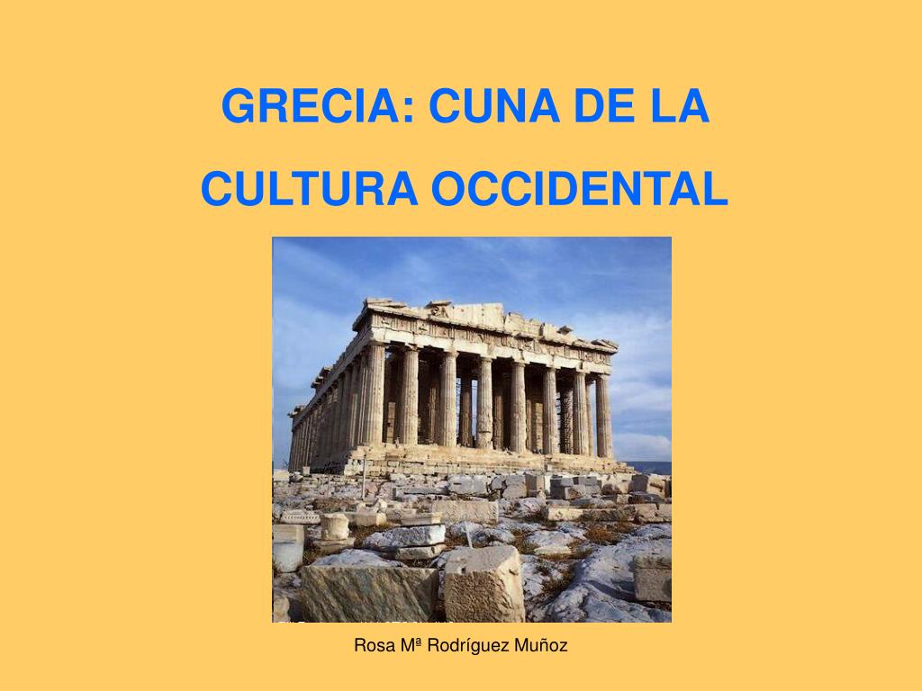 PPT - GRECIA: CUNA DE LA CULTURA OCCIDENTAL PowerPoint Presentation -  ID:5156717