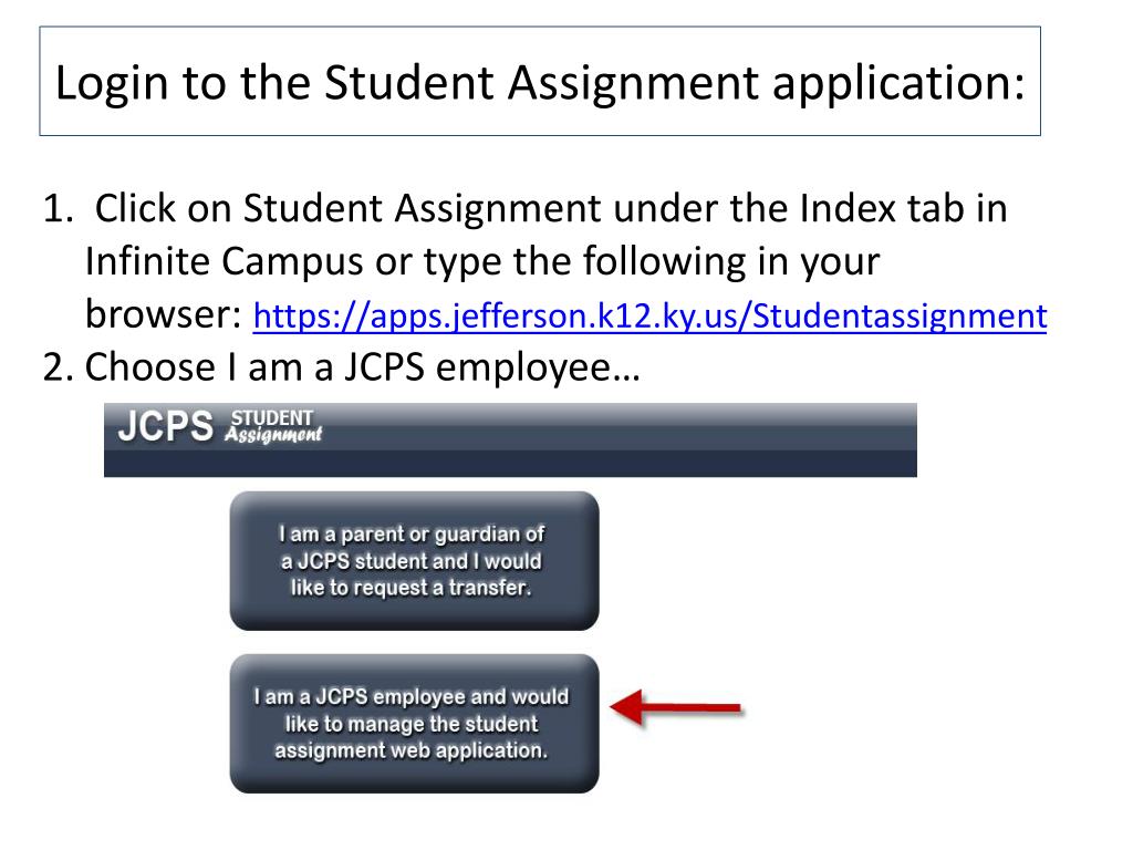 jcps student assignment login