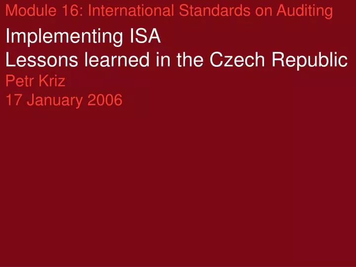 international accounting standard 16 This is the fifth article in our series providing an introduction to international accounting standards. international accounting standard 16 This is the fifth article in our series providing an introduction to international accounting standards.