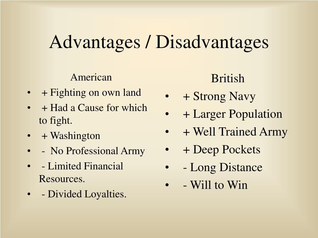 essay on advantages and disadvantages of war