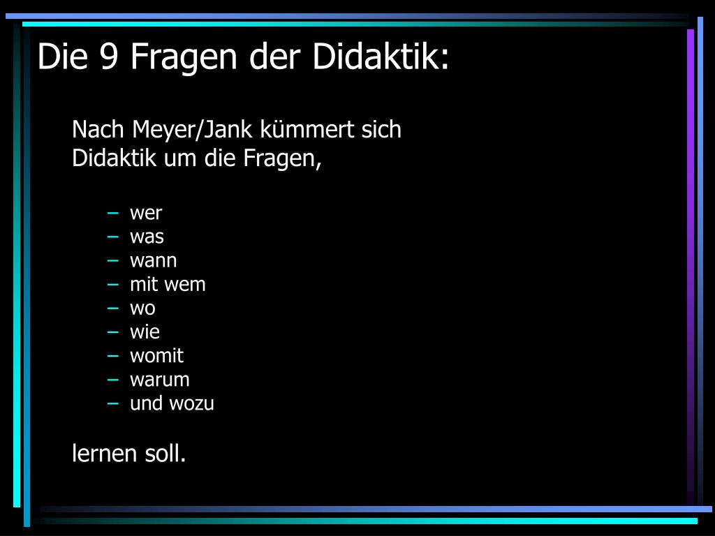 PPT - Was ist Didaktik? PowerPoint Presentation, free download - ID:5160396