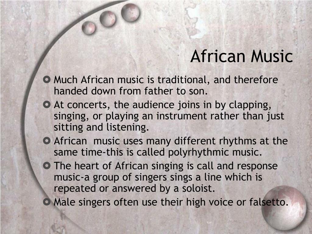 Ppt African Music Powerpoint Presentation Free Download Id5163328