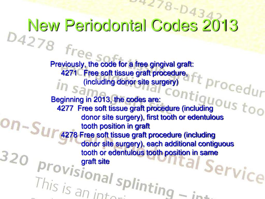 PPT Dental Procedure Codes PowerPoint Presentation, free download