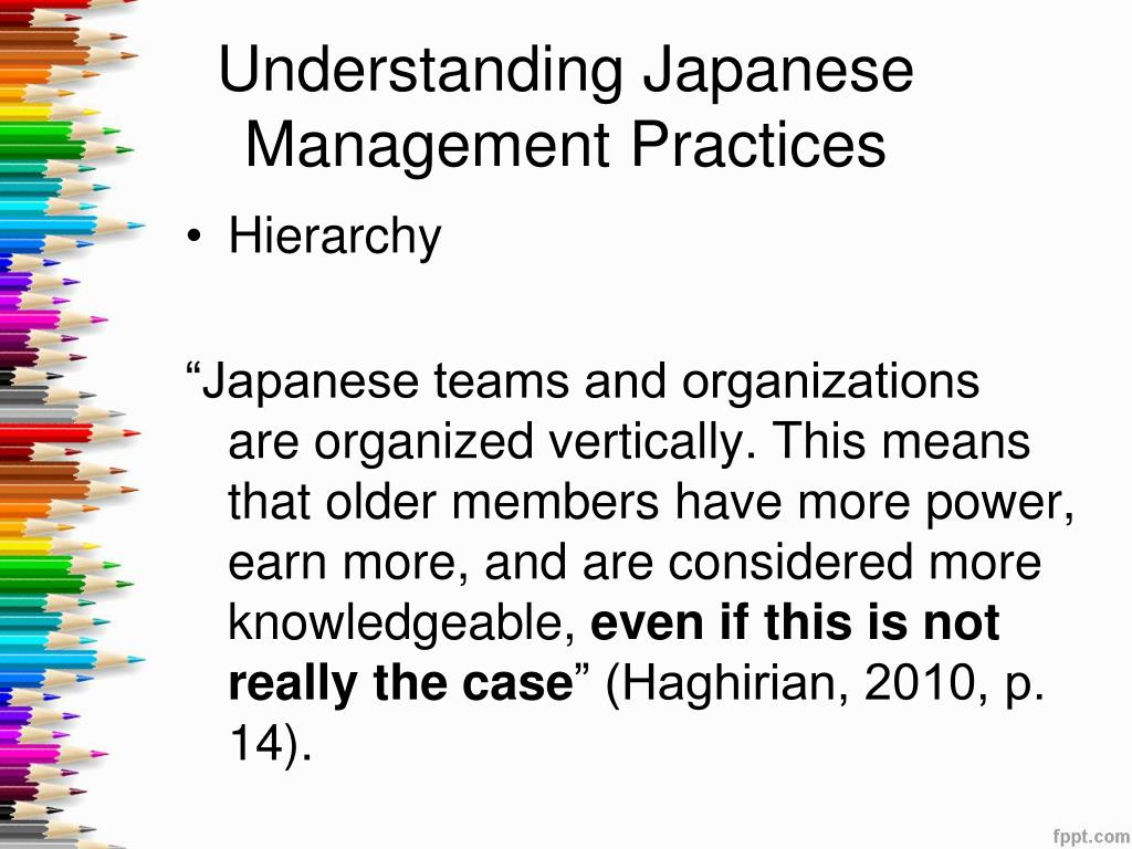 Japanese Management Principles PPT - Everything 1 you ever wanted to know about Japanese University ...