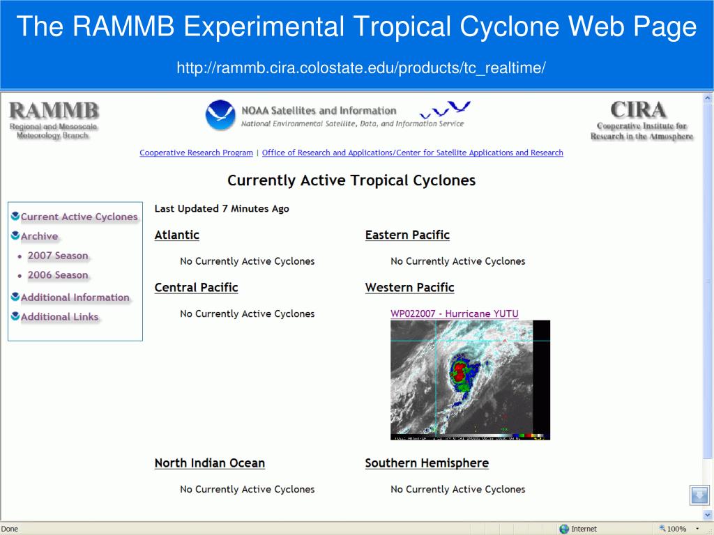 RAMMB: TC Real-Time: Currently Active Tropical Cyclones