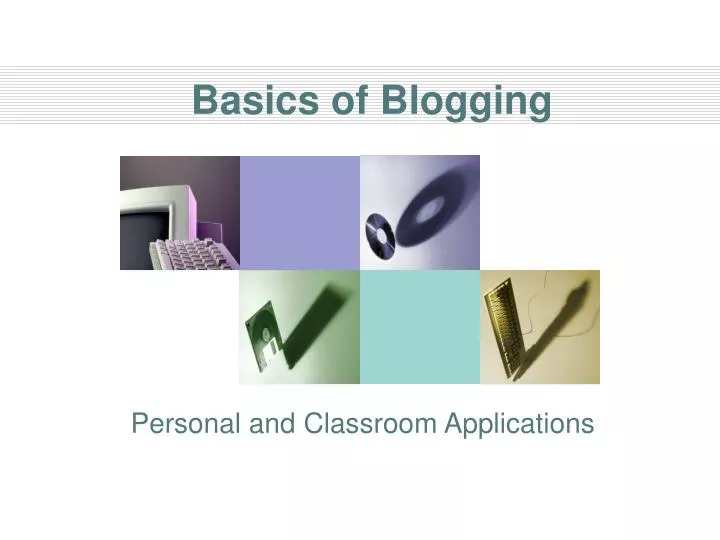 powerpoint presentation about blogging