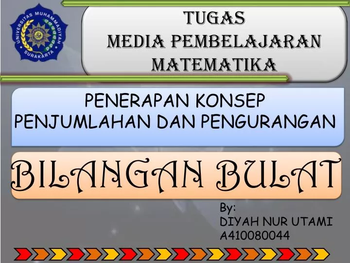 Media Pembelajaran Garis Bilangan Tahun Ajar