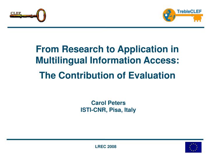 evaluation of the contribution of the evaluation of the contribution of the