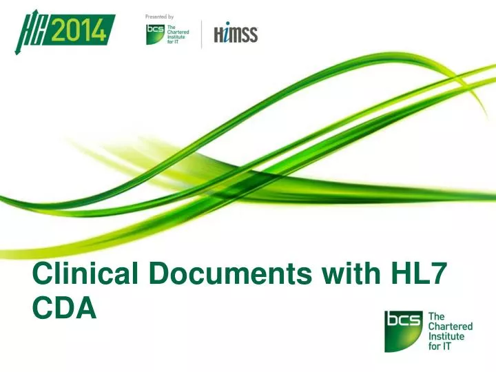 clinical documents with hl7 cda n.
